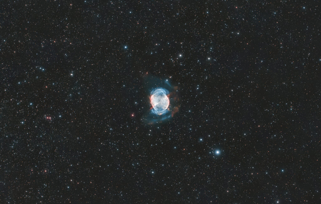 Nebulosa Manubrio - M27 con ASI 294 e Optolong L-enHance - Luca Fornaciari