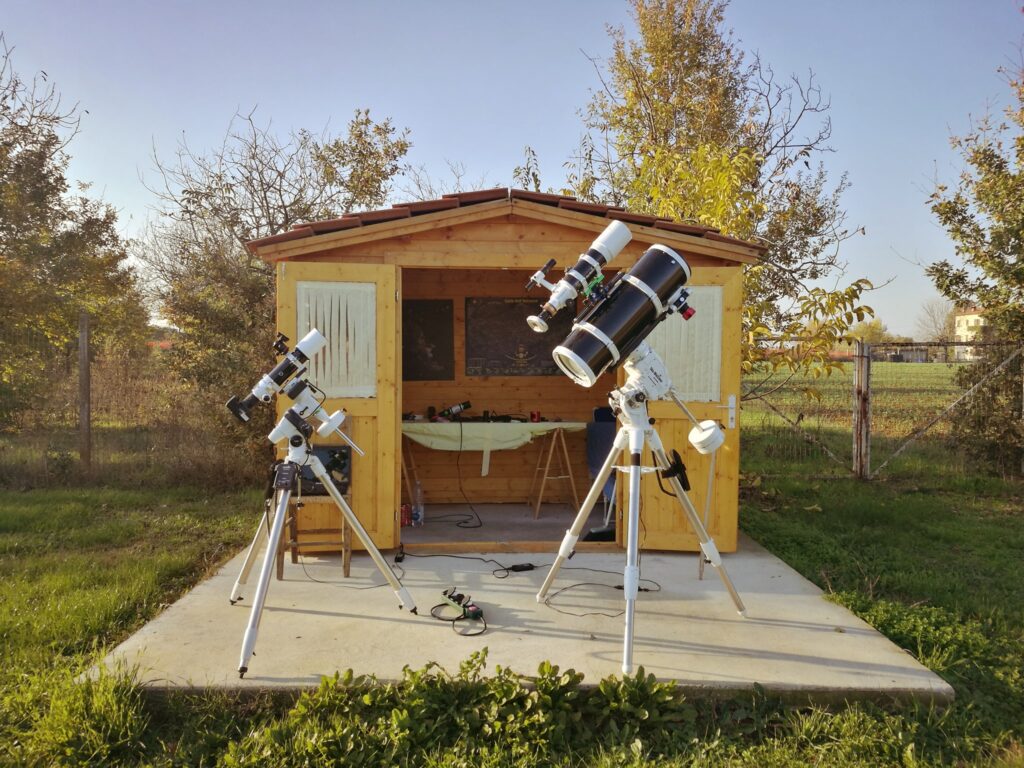 Equilibrare il telescopio su una montatura equatoriale