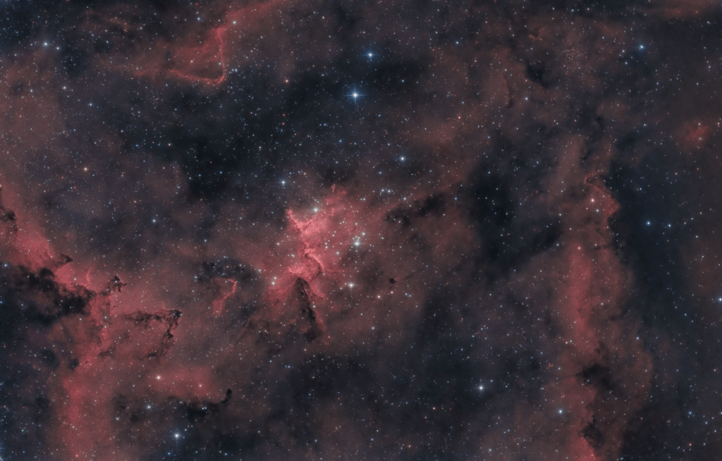 Melotte 15 nebulosa Cuore IC 1805 QHY294C Camera CMOS QHY con sensore Sony 294