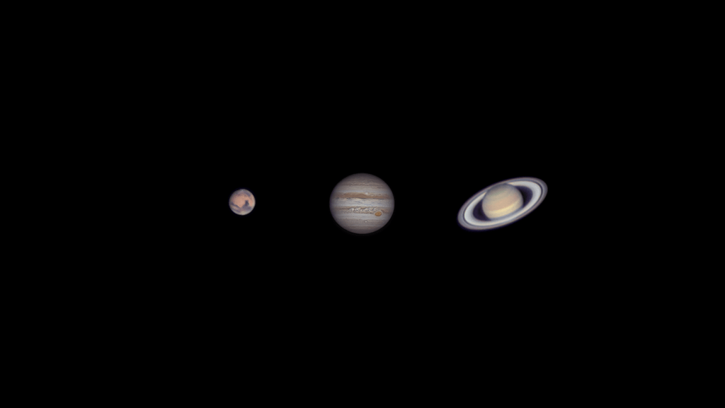 imaging planetario Marte, Giove e Saturnoluca fornaciari astrofotografia imaging planetario Come iniziare a fare Imaging Planetario a Luna e pianeti con un telescopio