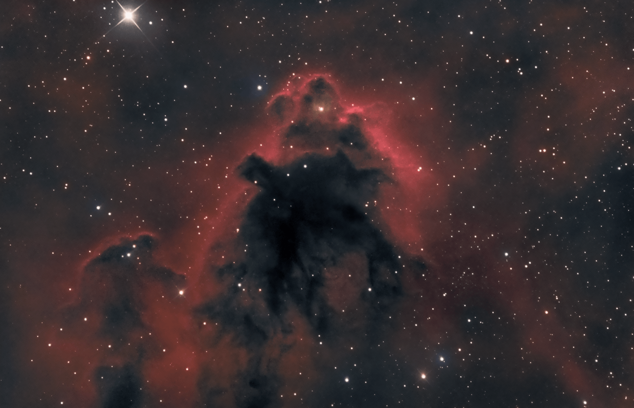 Boogeyman Nebula LDN 1622 nebulosa uomo nero orione ha astrofotografia 56 ori stella anello barnard