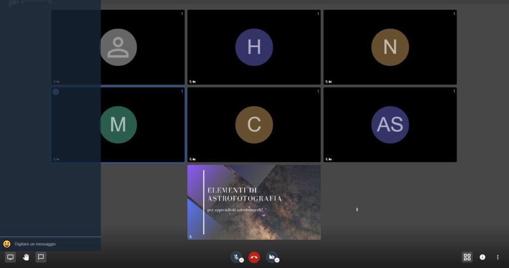 webinar luca fornaciari corso aula formazione adobe lezione photoshop lightroom camera raw astrofotografia