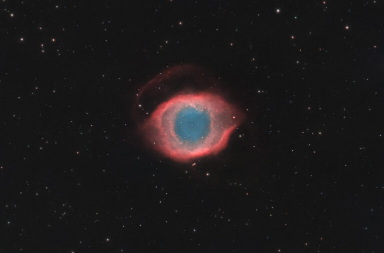 Nebulosa Planetaria Elica NGC 7293 Tecnosky APO SLD 130/900 Blog di astrofotografia