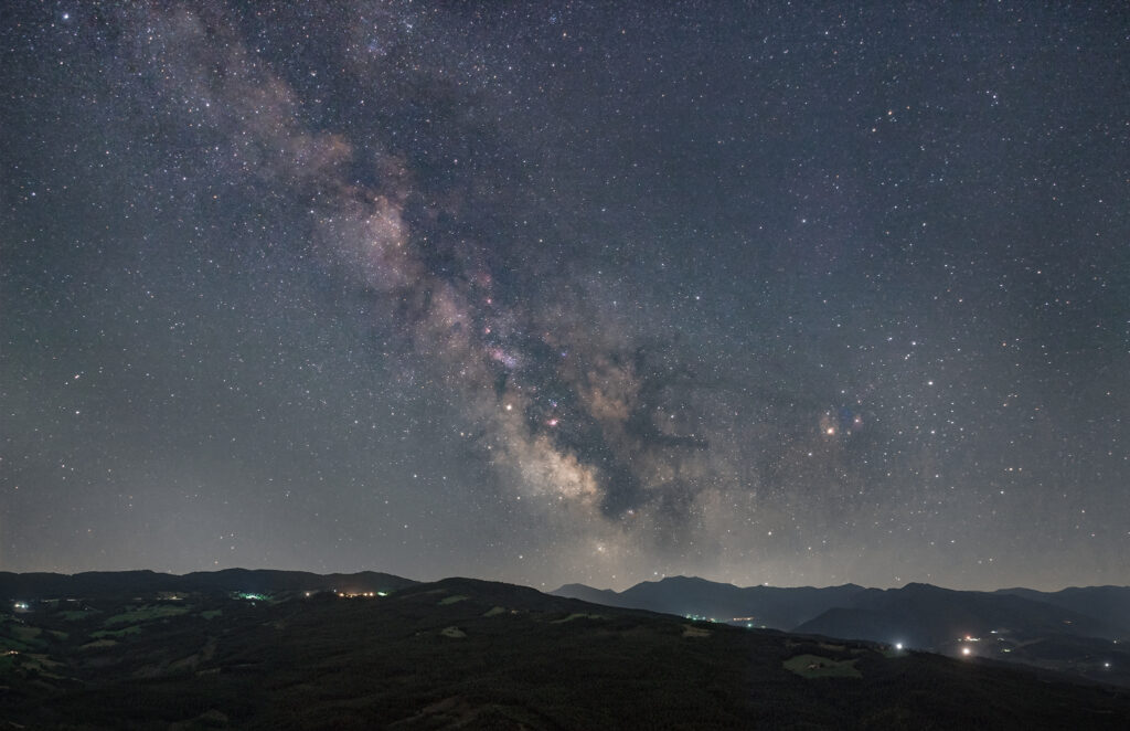 via lattea largo campo paesaggistica notturna astrofotografia astroinseguitore luca fornaciari stare adventurer
