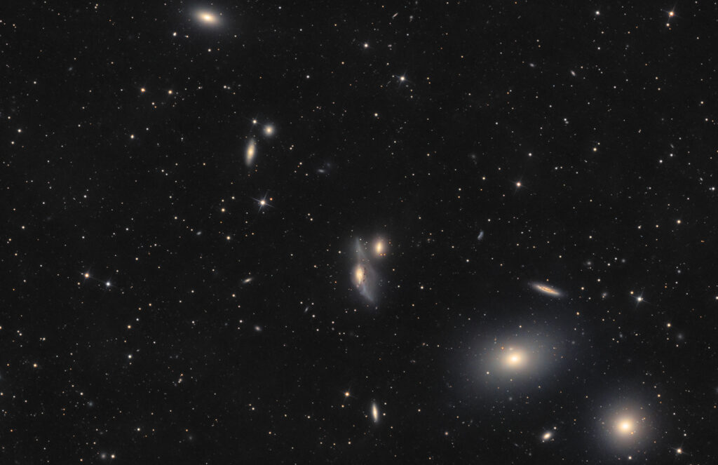 Astrofotografia sulle galassie della Catena di Markarian