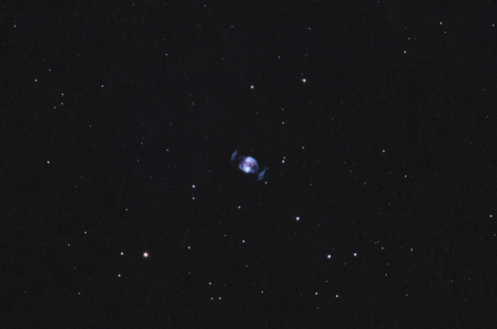 NGC 2371 fotografata rapidamente in live stack