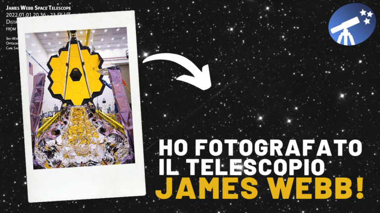 Trovare e fotografare il telescopio James Webb da Terra con il JPL Horizons Ephemeris System effemeridi
