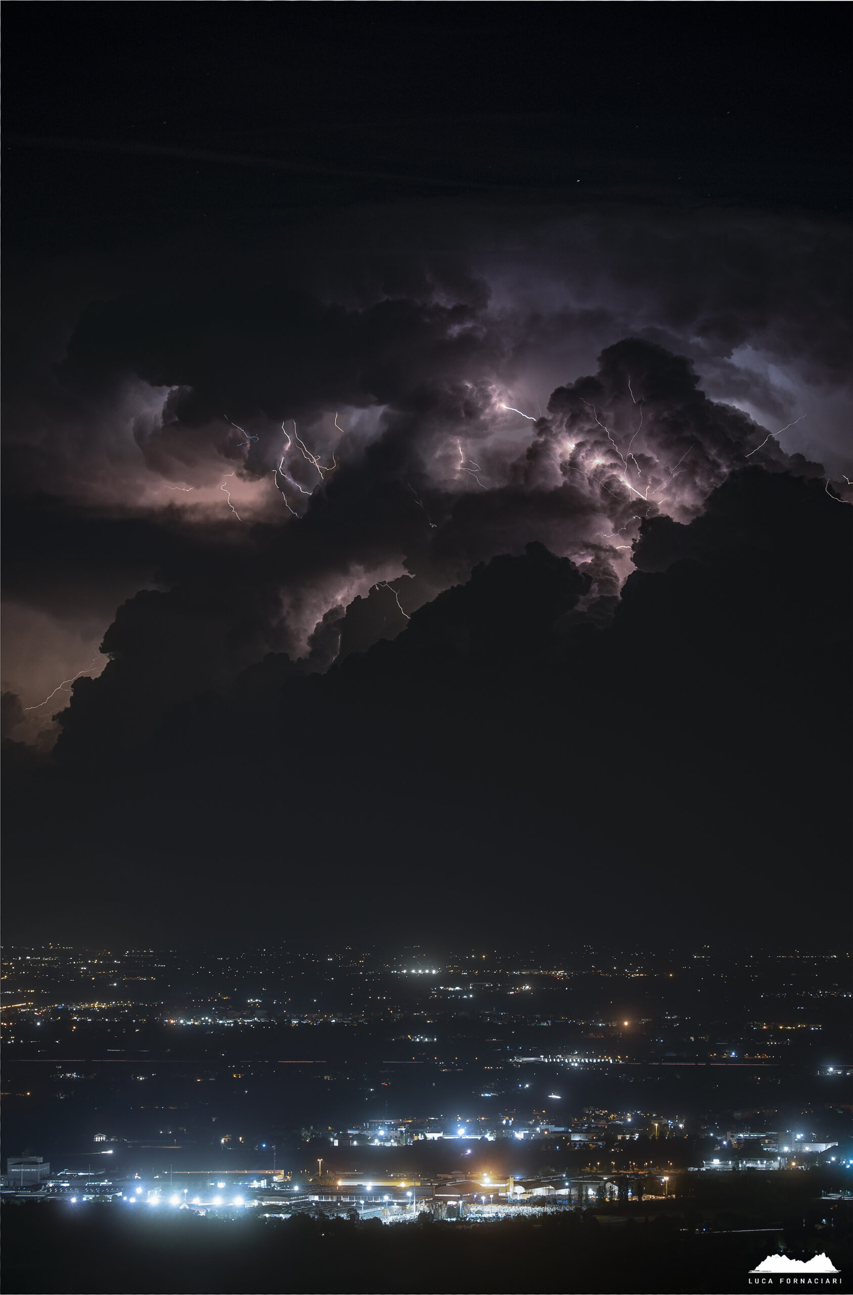 Fotografia notturna a fulmini e temporali