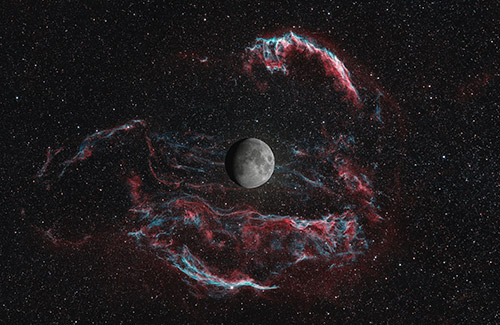 the moon and beyond la luna in scala con nebulose, galassie e oggetti deep sky dimensione luna nebulosa galassia in scala montaggio simulazione rappresentazione quanto è grande