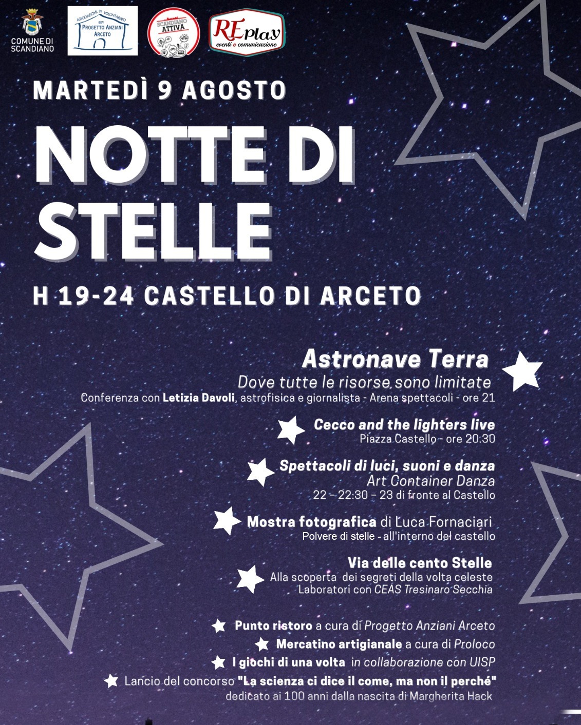 mostra di astrofotografia al castello di Arceto
