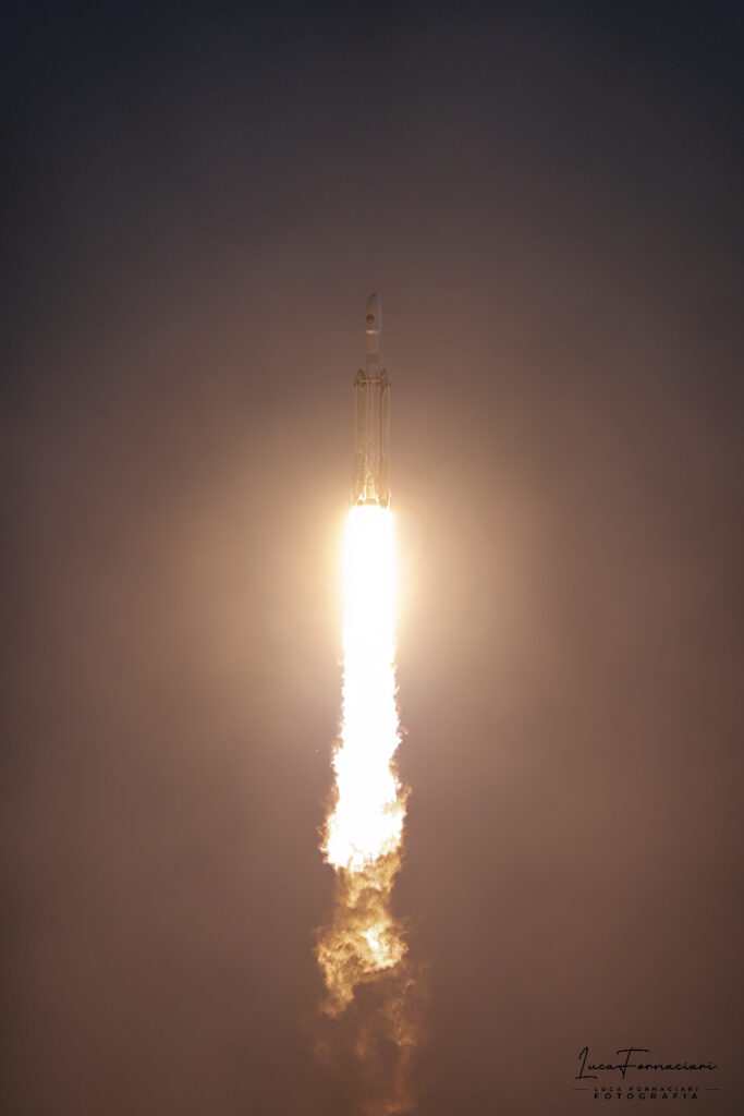 Ho fotografato un Falcon Heavy di SpaceX a Cape Canaveral.
