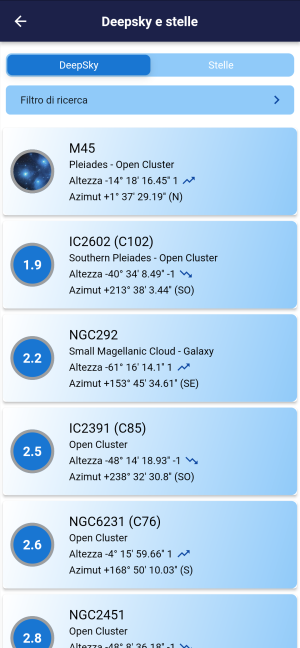 Stellar Catalogue una app per appassionati di astronomia e astrofotografia