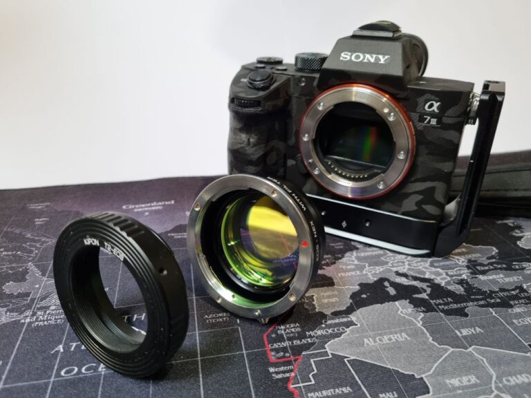Adattatore Mirrorless Sony con Filtri da 2 pollici e Convertitore M48