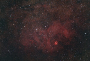 Astrofotografia sulla Nebulosa Sh2-54 e l'ammasso NGC 6604