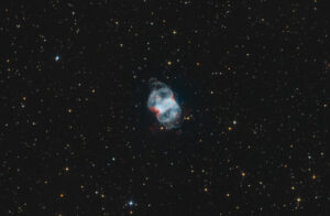 Astrofotografia sulla planetaria Piccola Manubrio M76 Little Dumbbell astrophotography player one H-alpha OIII RGB