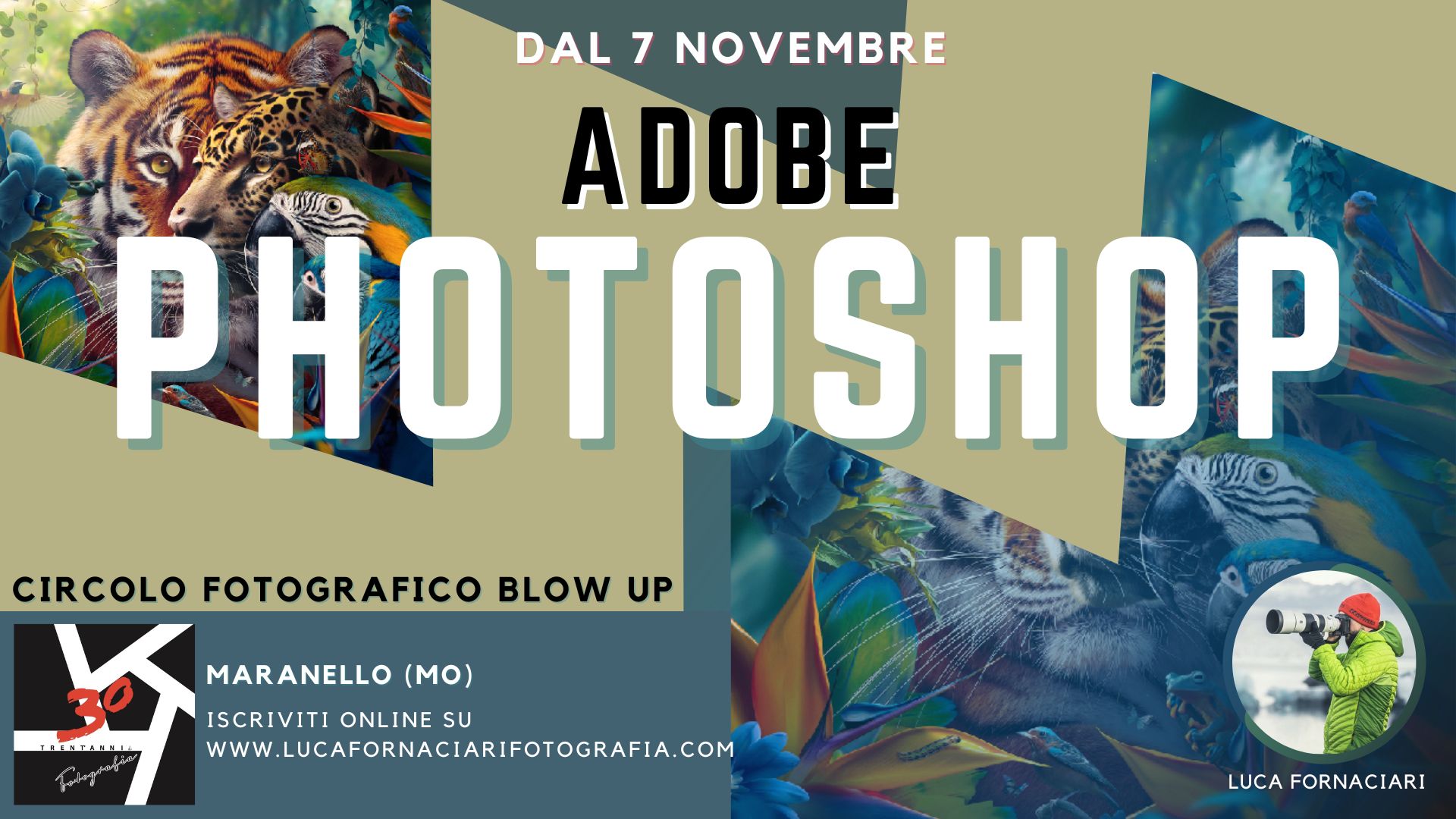 Photoshop in pratica: il corso completo blow up maranello modena